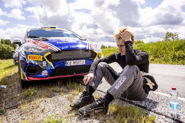 Sport Bilder des Tages PAJARI Sami (fin), Ford Fiesta Rally3, portrait during the Rally Estonia 2022, 7th round of the 2022 WRC, Motorsport Rallye, WM World Rally Car Championship, from July 14 to 17, 2022 at Tartu, Estonia - AUTO - WRC - RALLY ESTONIA 2022 DPPI Panoramic  RPPA2022_07_ESTONIA_576