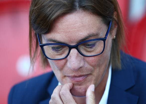 Mandatory Credit: Photo by Matt West Shutterstock (13028756at) France head coach Corinne Diacre France v Belgium, Womens UEFA European Championship, EM, Europameisterschaft Group D, Football, AESSEAL New York Stadium , Rotherham, UK - 14 Jul 2022 France v Belgium, Womens UEFA European Championship, Group D, Football, AESSEAL New York Stadium , Rotherham, UK - 14 Jul 2022 Copyright: xMattxWest Shutterstockx 13028756at