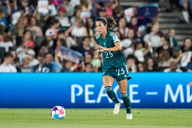 UEFA WOMENS EURO ENGLAND 2022 Finland Germany 16 07 2022 Sara Doorsoun Khajeh Germany, 23 UEFA WOMENS EURO ENGLAND 2022 Finland Germany MK Dons, Milton Keynes, 16 07 2022 Copyright: xBEAUTIFULxSPORTS Wunderlx