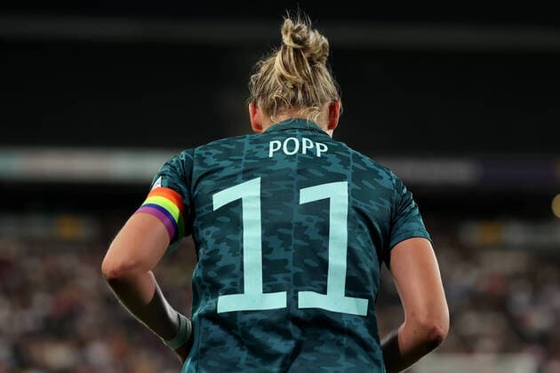 16th July 2022, Stadium MK, Milton Keynes, Bucks, England: Womens European International football tournament; Finland versus Germany: Alexandra Popp of Germany  ActionPlus12409303 ShaunxBrooks