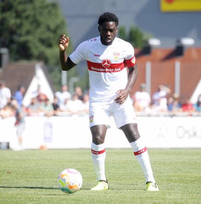 Friedrichshafen , Test match , VfB Stuttgart vs Brentford FC , Orel Mangala vfB
