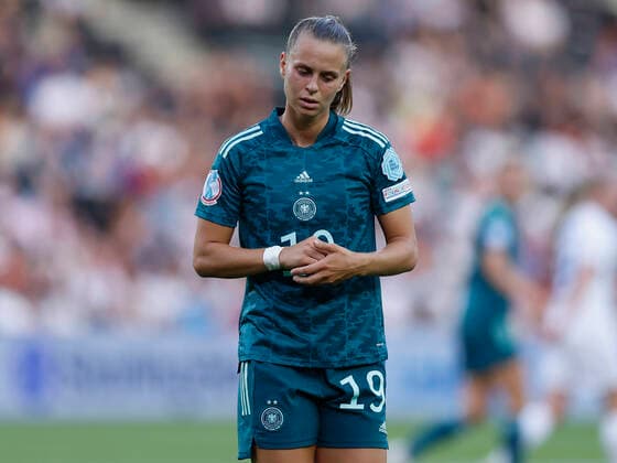 Football, Womens EURO 2022, National Team Germany, Klara Bühl tested positive for Corona