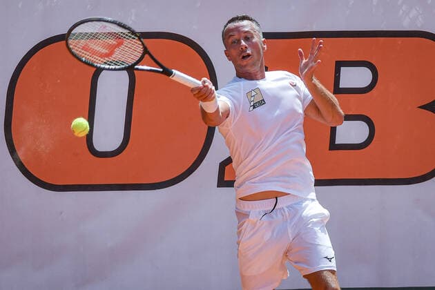 Philipp Kohlschreiber GER TC Grosshesselohe 17 07 2022 ¢ Tennis Bundesliga ¢ Rochusclub vs Grosshesselohe Copyright: xPeterxEppingerx