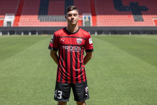 Felix Keidel 43, FCI FC Ingolstadt 04 3 Liga, Porträttermin 2022 2023, 3 Liga FC Ingolstadt 04 season 2022 2023