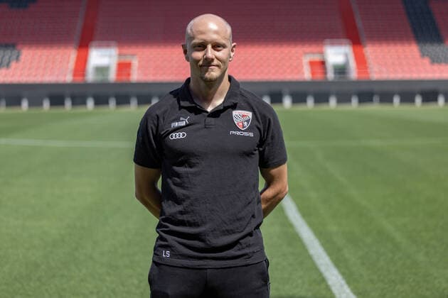 Athletics coach Luca Schuster FCI FC Ingolstadt 04 3 Liga, Porträttermin 2022 2023, 3 Liga FC Ingolstadt 04 season 2022 2023
