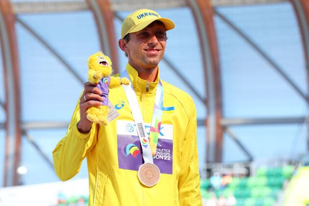 Andriy Protsenko (UKR), JULY 19, 2022 - Athletics : IAAF World Championships Oregon 2022 Men s High Jump Award ceremony at Hayward Field, Eugene, Oregon, USA.  (193910443)