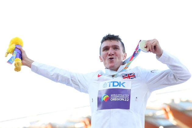 Jake Wightman (GBR), JULY 19, 2022 - Athletics : IAAF World Championships Oregon 2022 Men s 1500m Award ceremony at Hayward Field, Eugene, Oregon, USA.  (193913155)
