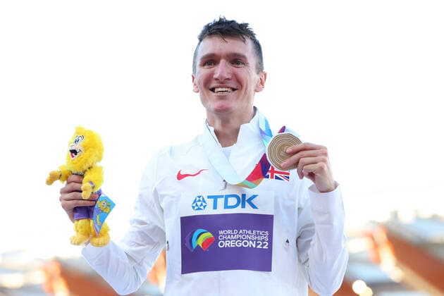 Jake Wightman (GBR), JULY 19, 2022 - Athletics : IAAF World Championships Oregon 2022 Men s 1500m Award ceremony at Hayward Field, Eugene, Oregon, USA.  (193913159)