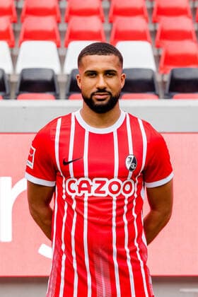 Daniel Kofi Kyereh SC Freiburg, 11 SC Freiburg, 1 Bundesliga, portrait date 2022 2022, 20 07 2022 DFB DFL REGULATIONS PROHIBIT ANY USE OF PHOTOGRAPHS AS IMAGE SEQUENCES AND OR QUASI VIDEO SC Freiburg, 1 Bundesliga, portrait date 2022 2023, 20 07 2022 Freiburg Copyright: xEibner-Pressefoto RogerxBuerkex EP_EER