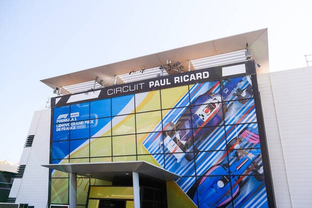 hall mistral, illustration during the Formula 1 Lenovo Grand Prix de France, French Grand Prix 2022, 12th round of the 2022 FIA Formula One World Championship, WM, Weltmeisterschaft from July 22 to 24, 2022 on the Circuit Paul Ricard, in Le Castellet, France - F1 - FRENCH GRAND PRIX 2022 DPPI Panoramic  00122028__V2_3900
