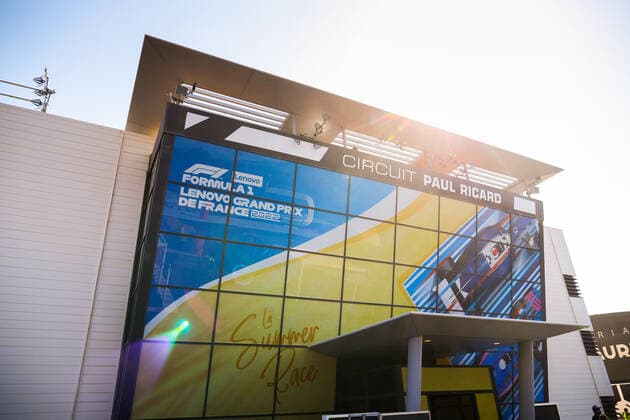 hall mistral, illustration during the Formula 1 Lenovo Grand Prix de France, French Grand Prix 2022, 12th round of the 2022 FIA Formula One World Championship, WM, Weltmeisterschaft from July 22 to 24, 2022 on the Circuit Paul Ricard, in Le Castellet, France - F1 - FRENCH GRAND PRIX 2022 DPPI Panoramic  00122028__V2_3910