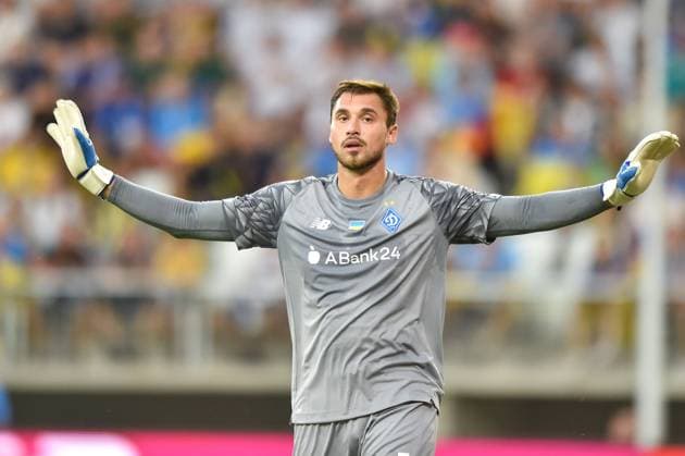 2022.07.20 Lodz pilka nozna Liga Mistrzow Dynamo Kijow - Fenerbahce N z Georgiy Bushchan Foto Lukasz Laskowski PressFocus 2022.07.20 Lodz Football - UEFA Champions League 2022 23 Second Qualifying Round First Leg Dynamo Kyiv v Fenerbahce Georgiy Bushchan Credit: Lukasz Laskowski PressFocus NEWSPIX.PL --- Newspix.pl  20220720luk0128