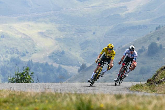 July 20, 2022, France: Tour de France 2022 Stage 17 Saint-Gaudens to Peyragudes (129,7km). VINGEGAARD Jonas (JUMBO - VISMA) and POGACAR Tadej (UAE TEAM EMIRATES) France - ZUMAz03_ 20220720_stw_z03_411 Copyright: xA.O.Sx