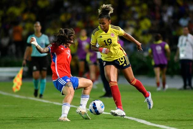 Football, Women, Copa America, Colombia - Chile