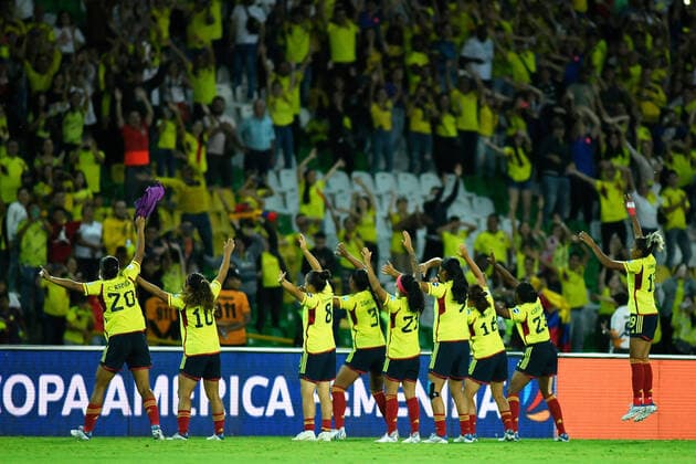 Futbol, Colombia vs Chile. Copa America femenina 2022. Chile vs Colombia durante la Copa America femenina 2022 en el estadio Centenario d ella ciudad de Armenia, Colombia 20 07 2022 VizzorImage Ricardo Vejarano Photosport Football, Colombia vs Chile. America™s woman Cup Championship 2022. Chile against Colombia during Copa America Woman™s Cup at Centenario stadium. Armenia, Colombia. 20 07 2022 VizzorImage Ricardo Vejarano Photosport Colombia vs Chile, Copa America Femenina 2022