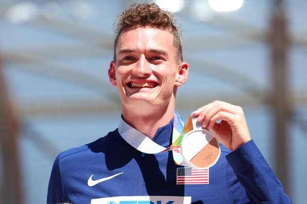 Trevor Bassitt (USA), JULY 20, 2022 - Athletics : IAAF World Championships Oregon 2022 Men s 400mH Award ceremony at Hayward Field, Eugene, Oregon, USA.  (194010770)