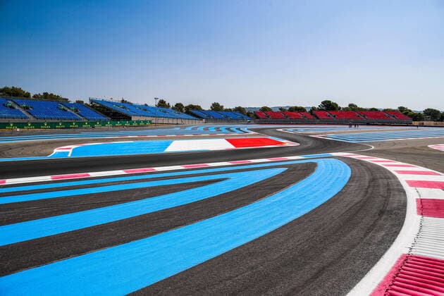 kerb, vibreur, track, piste, illustration during the Formula 1 Lenovo Grand Prix de France, French Grand Prix 2022, 12th round of the 2022 FIA Formula One World Championship, WM, Weltmeisterschaft from July 22 to 24, 2022 on the Circuit Paul Ricard, in Le Castellet, France - F1 - FRENCH GRAND PRIX 2022 DPPI Panoramic  00122028__V2_4184