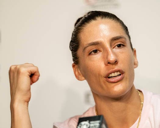 Press conference with Andrea Petkovic GER 21 07 22, Hamburg, Hamburg European Open 2022, WTA250, tennis, womens tennis, Â