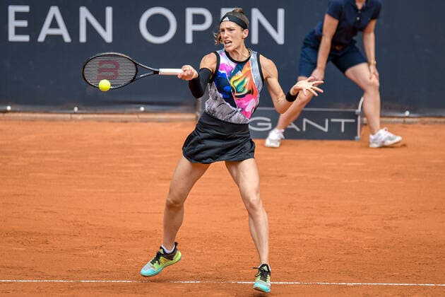 Andrea PETKOVIC GER 21 07 2022 ¢ Tennis ¢ HAMBURG EUROPEAN OPEN 2022 ¢ ATP 500 u WTA 250, , Stadion am Rothenbaum, Hamburg, Copyright: xPeterxEppingerx