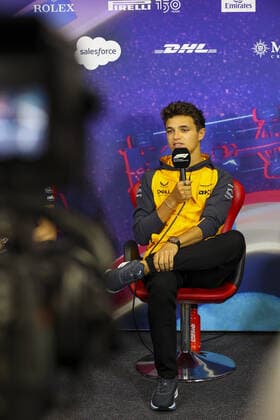 NORRIS Lando (gbr), McLaren F1 Team MCL36, portrait during the press conference, PK, Pressekonferenz prior to the Formula 1 Lenovo Grand Prix de France, French Grand Prix 2022, 12th round of the 2022 FIA Formula One World Championship, WM, Weltmeisterschaft from July 22 to 24, 2022 on the Circuit Paul Ricard, in Le Castellet, France - F1 - FRENCH GRAND PRIX 2022 DPPI Panoramic  AV6_9359