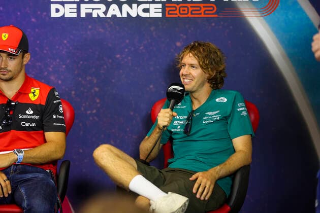 5 Sebastian Vettel DEU, Aston Martin Aramco Cognizant F1 Team , F1 Grand Prix of France at Circuit Paul Ricard on July 21, 2022 in Le Castellet, France Photo by HOCH ZWEI Le Castellet France