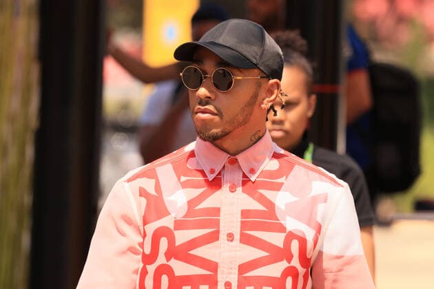 21st July 2022, Circuit Paul Ricard, Le Castellet, Marseille, France: French F1 Thursday arrivals: Mercedes AMG Petronas F1 Team, Lewis Hamilton arrivals at the circuit  ActionPlus12410089 Octane
