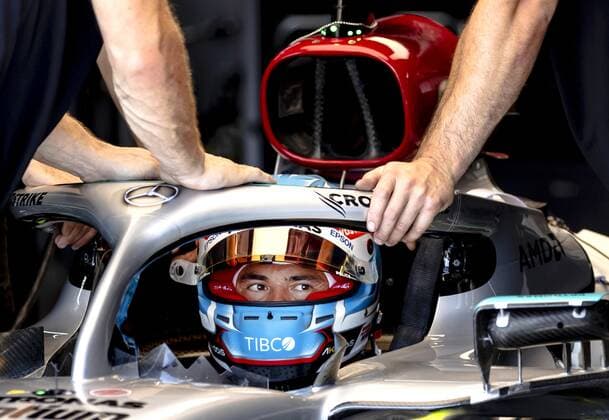 LE CASTELLET Nyck de Vries sits in the Mercedes W13 of Lewis Hamilton Mercedes at the Paul Ricard circuit in Le Castellet, France, on July 21, 2022, where the French Grand Prix is scheduled REMKO DE WAAL F1 Grand Prix of France 2022 xVIxANPxSportx xxANPxIVx 452110996 originalFilename: 452110996.jpg