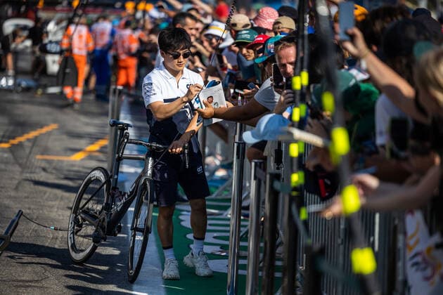 TSUNODA Yuki (jap), Scuderia AlphaTauri AT03, portrait during the Formula 1 Lenovo Grand Prix de France, French Grand Prix 2022, 12th round of the 2022 FIA Formula One World Championship, WM, Weltmeisterschaft from July 22 to 24, 2022 on the Circuit Paul Ricard, in Le Castellet, France - F1 - FRENCH GRAND PRIX 2022 DPPI Panoramic  00122028_GH_2084