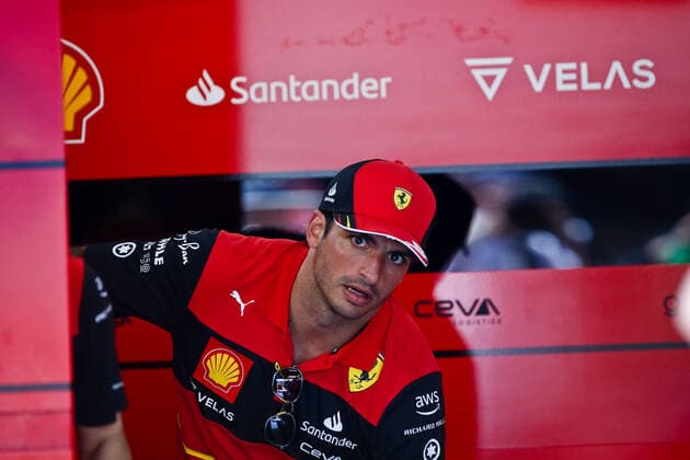 July 21, 2022, France: jul 21 2022 Le Castellet, France - F1 2022 France GP - Preparation Day - Carlos Sainz (SPA) Ferrari F1-75. Formula 1 Championship - FORMULA 1 LENOVO GRAND PRIX DE FRANCE 2022, , France  - ZUMAl164 20220721_zsa_l164_106 Copyright: xAlessioxDexMarcox xGinoxAllegritx