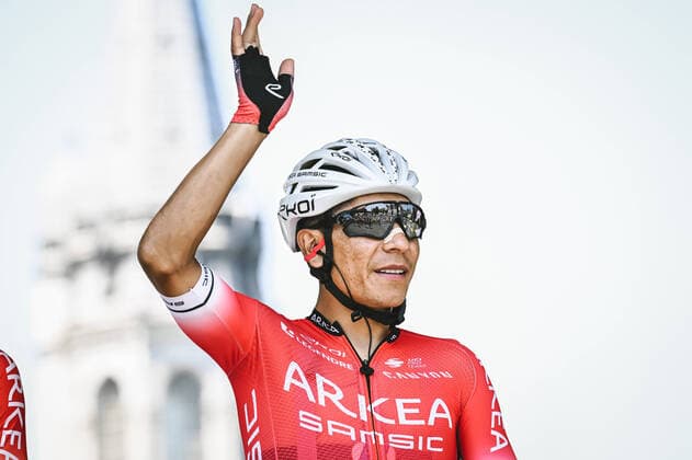 July 21, 2022, France: Tour de France 2022 Stage 18 Lourdes to Hautacam (143,2km). QUINTANA Nairo (TEAM ARKEA - SAMSIC) France - ZUMAz03_ 20220721_stw_z03_536 Copyright: xA.O.Sx