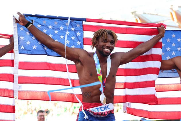 Noah Lyles (USA), JULY 21, 2022 - Athletics : IAAF World Championships Oregon 2022 Men s 200m Final at Hayward Field, Eugene, Oregon, USA.  (194087296)