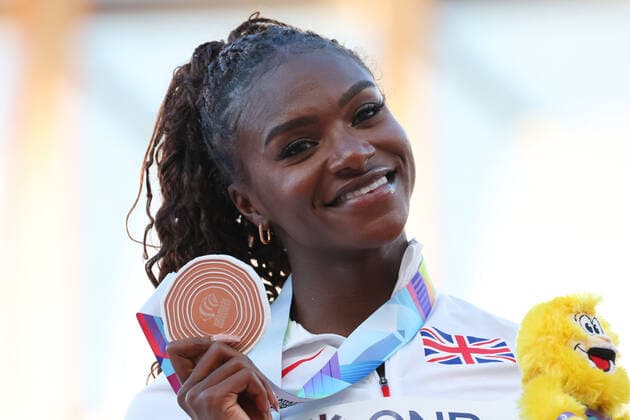 Dina Asher-Smith (GBR), JULY 21, 2022 - Athletics : IAAF World Championships Oregon 2022 Women s 200m Award ceremony at Hayward Field, Eugene, Oregon, USA.  (194087310)