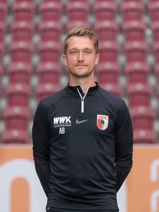 Andreas Bäumler Rehab and athletic trainer FC Augsburg 1 BL, portrait date 2022 2023,