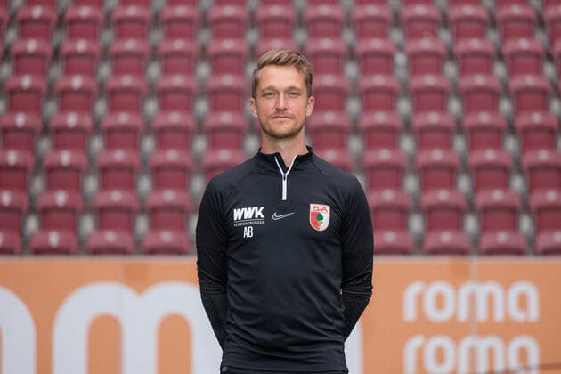Andreas Bäumler Rehab and athletic trainer FC Augsburg 1 BL, portrait date 2022 2023,