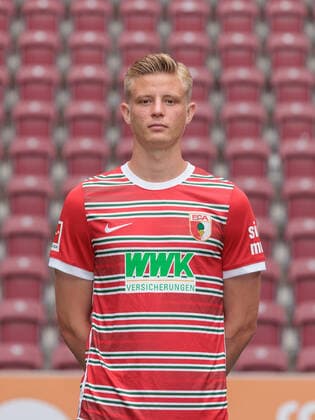 Frederik Winther FC Augsburg 1 BL, Porträttermin 2022 2023,