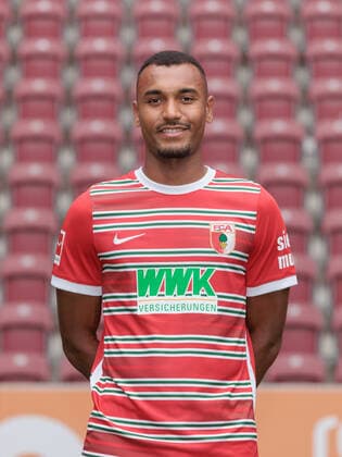 Maurice Malone FC Augsburg 1 BL, Porträttermin 2022 2023,