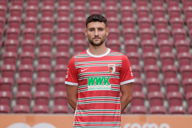 Maximilian Bauer FC Augsburg 1 BL, Porträttermin 2022 2023,