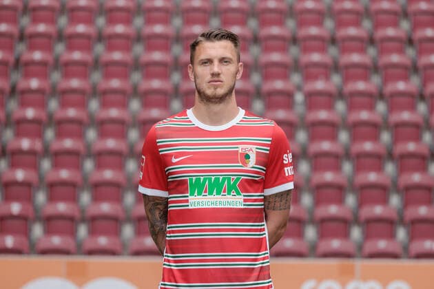 Jeffrey Gouweleeuw FC Augsburg 1 BL, Porträttermin 2022 2023,