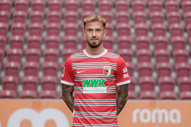 Niklas Dorsch FC Augsburg 1 BL, Porträttermin 2022 2023,