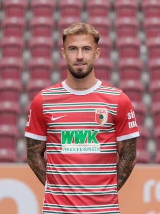 Niklas Dorsch FC Augsburg 1 BL, Porträttermin 2022 2023,