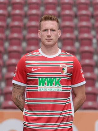 AndrÃ Hahn FC Augsburg 1 BL, portrait date 2022 2023,