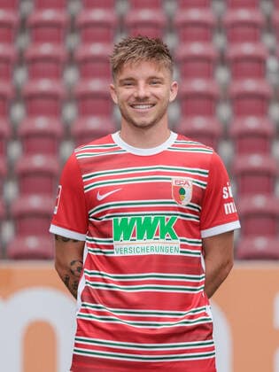 Mads Pedersen FC Augsburg 1 BL, Porträttermin 2022 2023,