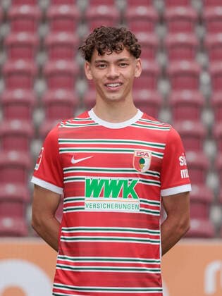 Aaron Zehnter FC Augsburg 1 BL, Porträttermin 2022 2023,