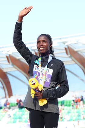 Norah Jeruto (KAZ), JULY 21, 2022 - Athletics : IAAF World Championships Oregon 2022 Women s 3000m SC Award ceremony at Hayward Field, Eugene, Oregon, USA.  (194093651)