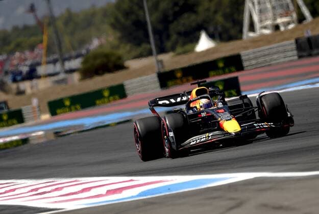 LE CASTELLET Max Verstappen Oracle Red Bull Racing in action during practice 1 leading up to the F1 Grand Prix of France at Circuit Paul Ricard on July 21, 2022 in Le Castellet, France REMKO DE WAAL F1 Grand Prix of France Practice 2022 xVIxANPxSportx xxANPxIVx 452152695 originalFilename: 452152695.jpg