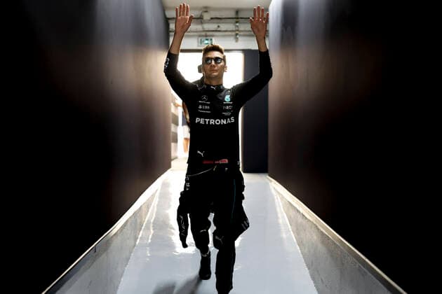 63 George Russell GBR, Mercedes AMG Petronas F1 Team , F1 Grand Prix of France at Circuit Paul Ricard on July 22, 2022 in Le Castellet, France Photo by HOCH ZWEI Le Castellet France