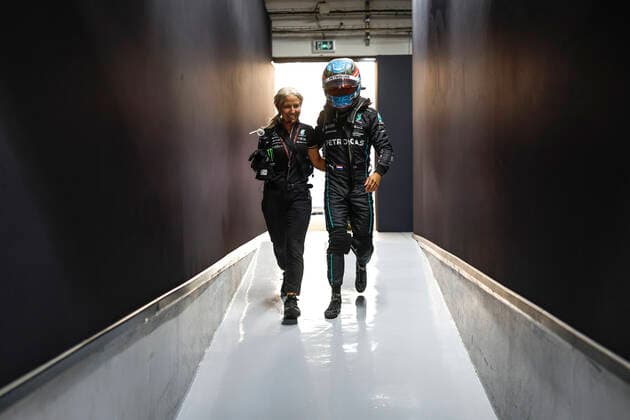 19 Nyck de Vries NLD, Mercedes AMG Petronas F1 Team , F1 Grand Prix of France at Circuit Paul Ricard on July 22, 2022 in Le Castellet, France Photo by HOCH ZWEI Le Castellet France