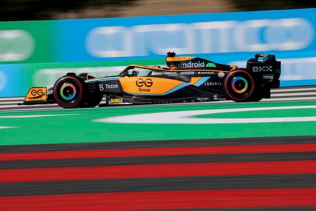 3 Daniel Ricciardo AUS, McLaren F1 Team , F1 Grand Prix of France at Circuit Paul Ricard on July 22, 2022 in Le Castellet, France Photo by HOCH ZWEI Le Castellet France