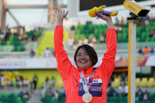 World Championships 2022 Oregon , Eugene USA, World Athletics, track and field, athletics, track and field, World athletics Championships 2022Oregon Track and Field World Championships 2022 Oregon 15 07 24 07 2022, Hayward field Eugene, Oregon, Javelin Throw Women Final , Haruka Kitaguchi Japan