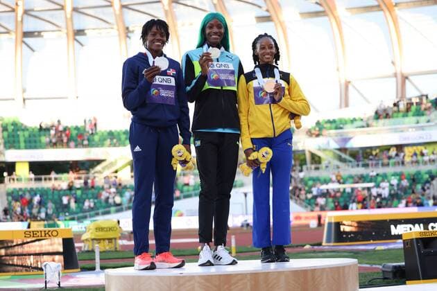 Athletics, World Championships in Eugene, 400m Award Ceremonies